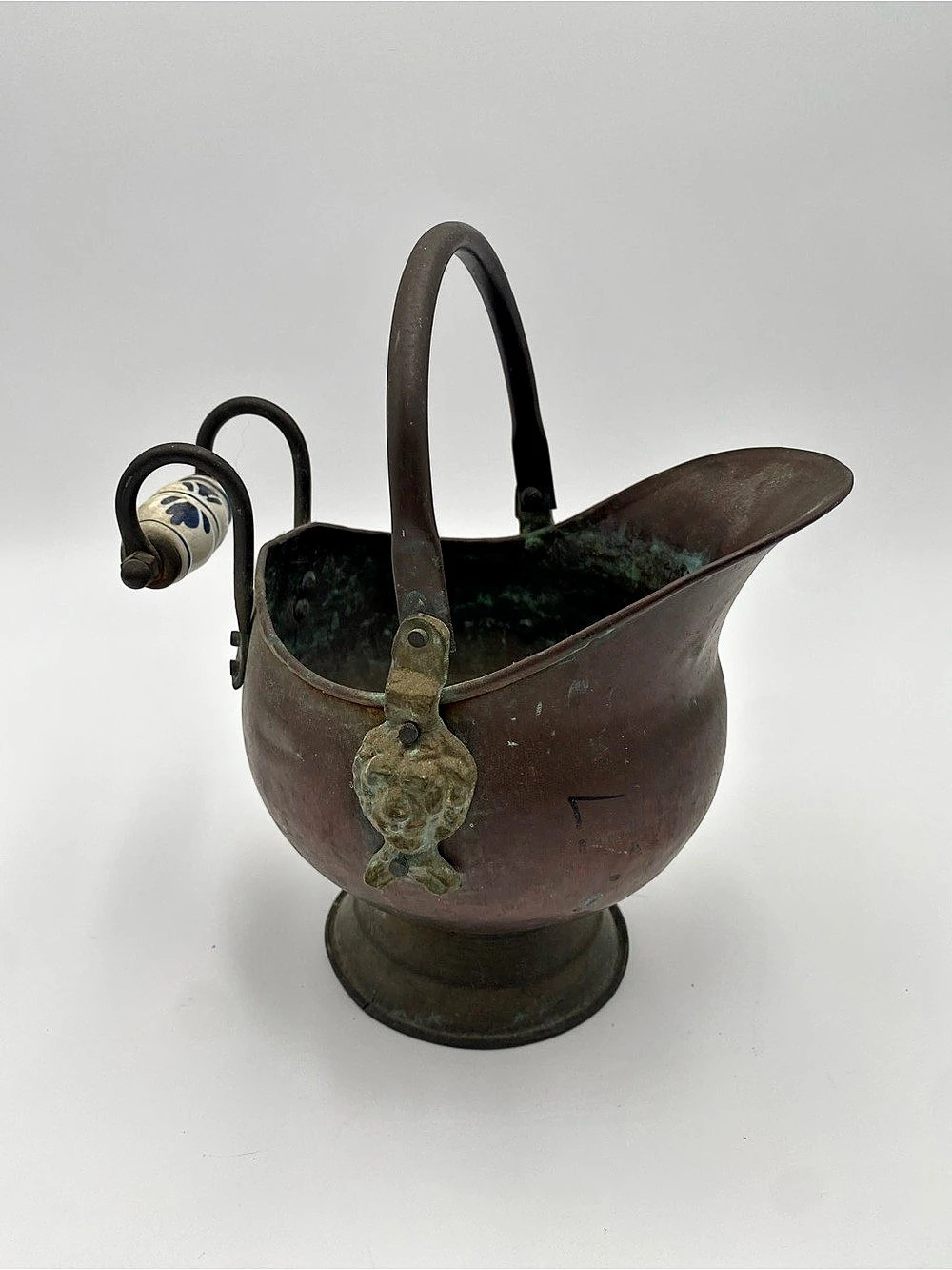 Vintage Metal Decorative Vessel